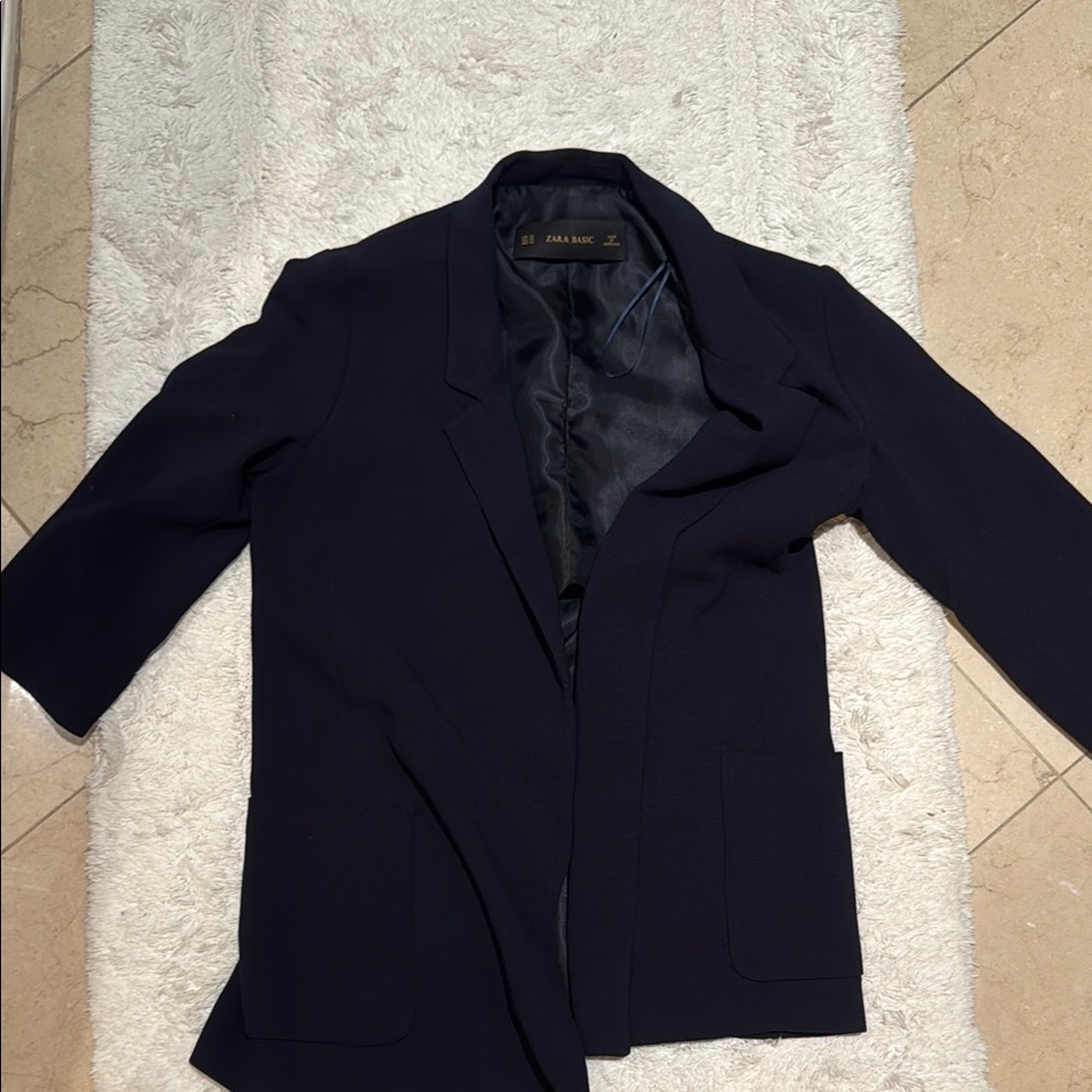 Zara Navy Blue Blazer
